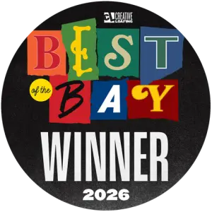 Creative Loafing Best of the Bay 2026 Winner badge