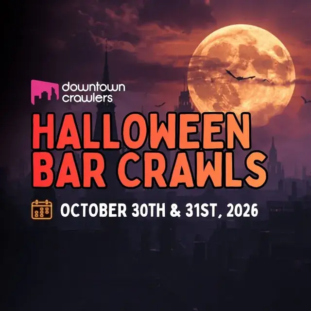 Downtown Crawlers Halloween Bar Crawls poster, October 30th and 31st, 2026
